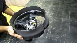 Как сделать руль толще? Утолщение руля Bmw E39-М руль.(How to make the steering wheel thicker?)