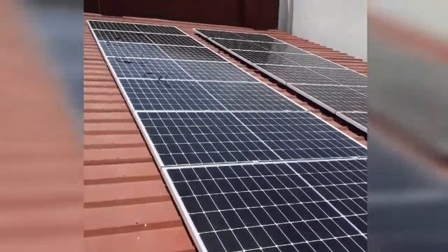 solar grid-tied inverter..sofar 7.5ktlm install JA 370w panel 22pcs.. смотреть онлайн