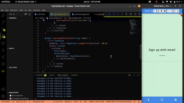 Flutter Blog App - Create a Sign Up page with Flutter || Flutter with NodeJS #11 смотреть онлайн