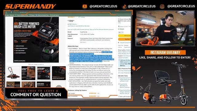 SuperHandy Deal of the Day is almost here! Mobility Scooter, batteries, and more! смотреть онлайн