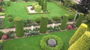 Регулярный сад  Н  Дементьева.   C высоты птичьего полета.