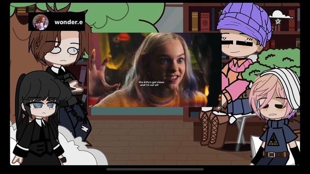 Future Wednesday kids react to their parents( Enid x Ajax) part 1/2 смотреть онлайн
