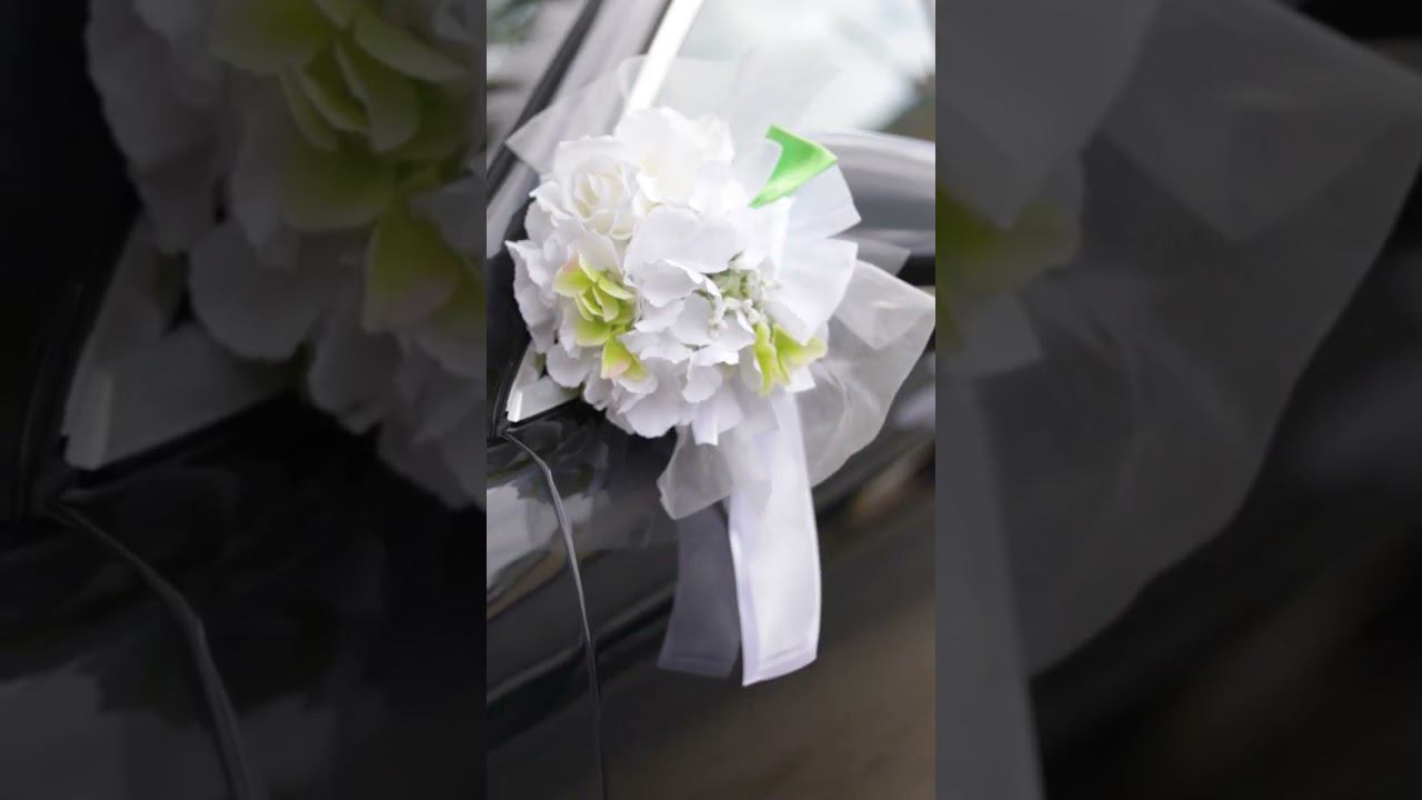 Ягуар машина на свадьбу с украшением #weddinginspiration #wedding