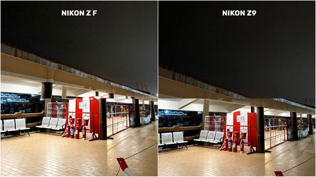 Nikon Z F VS Nikon Z9 | Night Mode Camera Test смотреть онлайн
