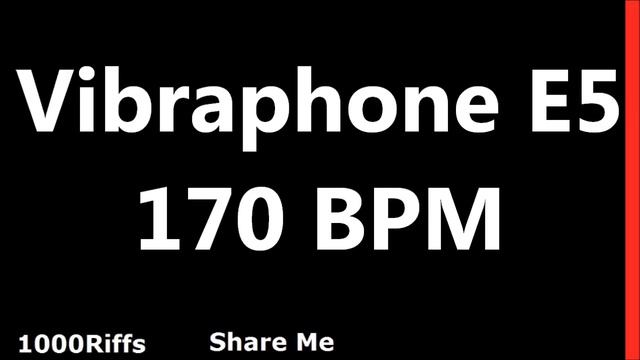 Vibraphone E5 Metronome : 170 BPM смотреть онлайн