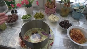 Салаты на семейный праздник Декабрь 2023 года.