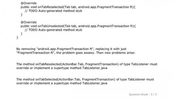 Android : Cannot convert from android.support.v4.app.Fragment to android.app.Fragment