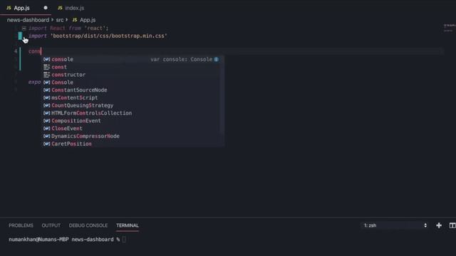 Build a News Dashboard With React JS | React Tutorial for Beginners смотреть онлайн