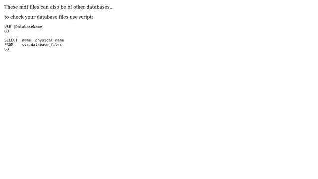 Databases: SQL Server split mdf into multiple files (5 Solutions!!) смотреть онлайн