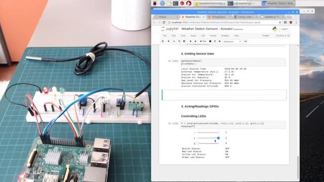 Jupyter Widget - GPIOs смотреть онлайн