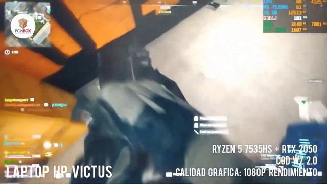 Laptop HP Victus - Ryzen 5 7535HS + rtx 2050 - Warzone 2.0 смотреть онлайн