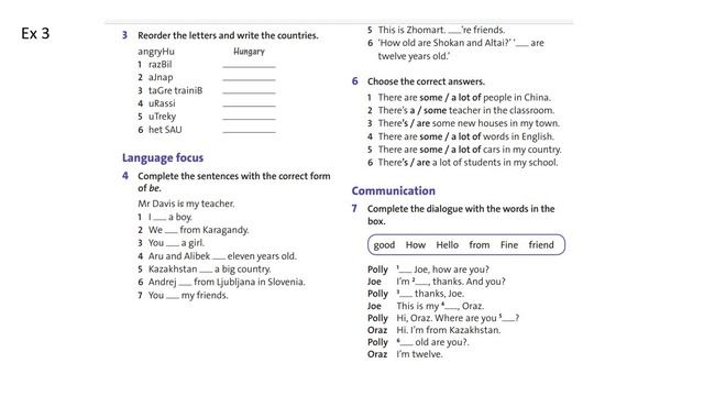 Ағылшын тілі 5 сынып. English Plus Home and away Student`s book 10 бет жауаптарымен смотреть онлайн