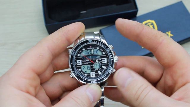 Кварцевые часы с подсветкой циферблата от LIGE c AliExpress. смотреть онлайн
