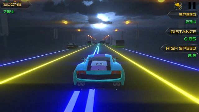 Retrowave Need for Speed Drift Обзор геймплей смотреть онлайн
