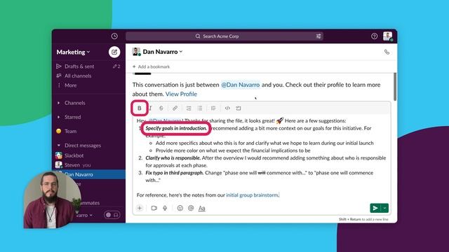 How to format your messages in Slack смотреть онлайн