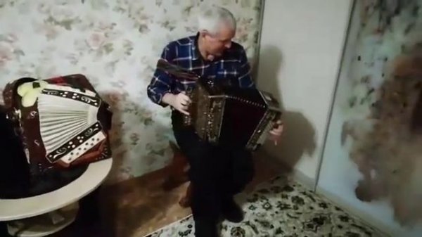 Шедевр-гармонь Конькова Д.И. Играет гармонист Лукин П.К.