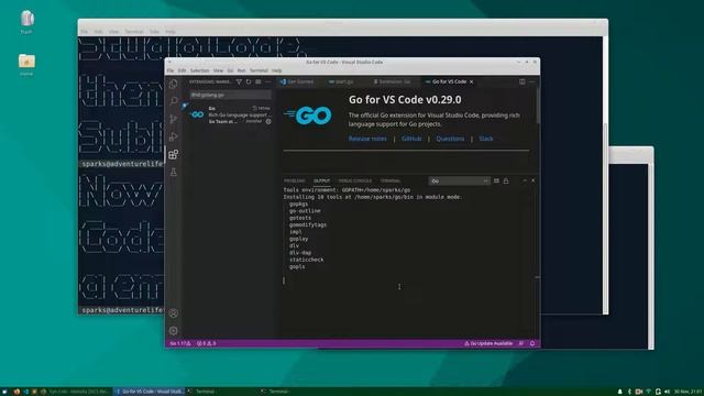 Autocomplete Go (golang) in Sublime Text - Part 1 - Xubuntu 21.10 смотреть онлайн