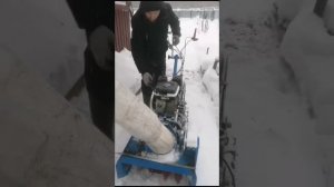 Доработка насадки снегоотбрасывателя для Нева мб 2. уборка снега высотой 60*60.  31 декабря 2023 г.