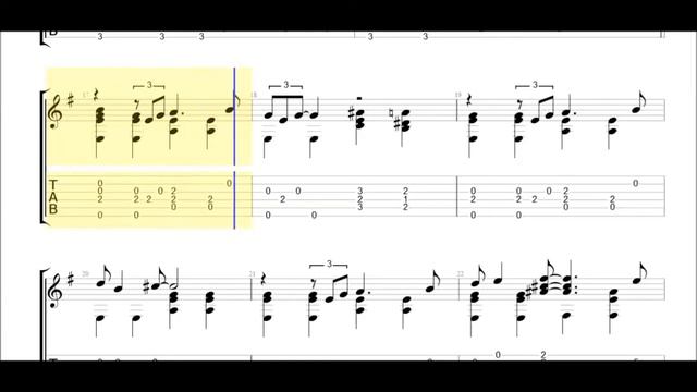 Fingerstyle Guitar - Georgia On My Mind (From Jazz Tunes Vol.1, Nr.9)