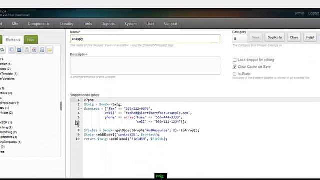 Modx Twig plugin example смотреть онлайн