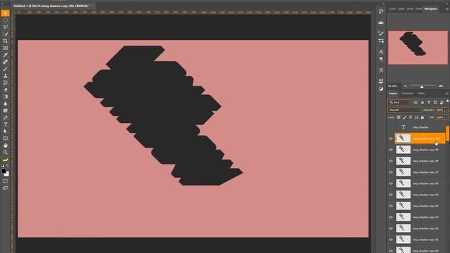 "Create a Long Shadow Text Effect in Photoshop Using Layer Styles" | #texteffect смотреть онлайн
