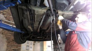 ЗАМЕНА ТРОСОВ РУЧНИКА / OPEL ASTRA H - ОПЕЛЬ АСТРА Н / REPLACING THE PARKING BRAKE CABLES