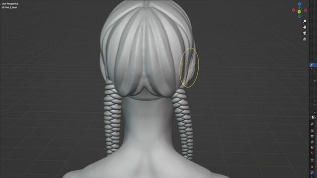 How to Sculpt Wednesday in Blender 3.4 - 7 Minutes Tutorial - Part 2 "Hair" смотреть онлайн
