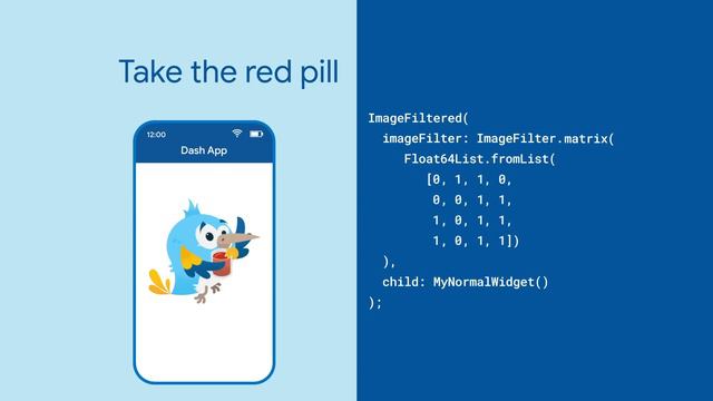 ImageFiltered (Flutter Widget of the Week) смотреть онлайн