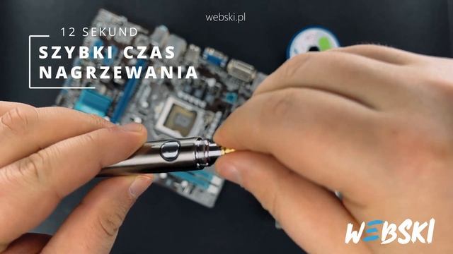 Bezprzewodowa lutownica precyzyjna Webski BUDSOLD01 смотреть онлайн