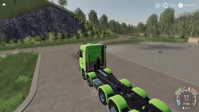 Actros 2651 hooklift | Farming Simulator 19 смотреть онлайн
