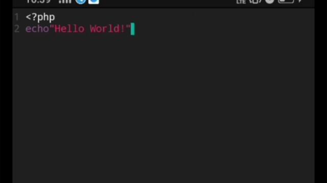 PHP program to print "Hello World!".. смотреть онлайн