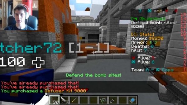 CS:GO в Minecraft █ Мини игры в Майнкрафте █ Hypixel