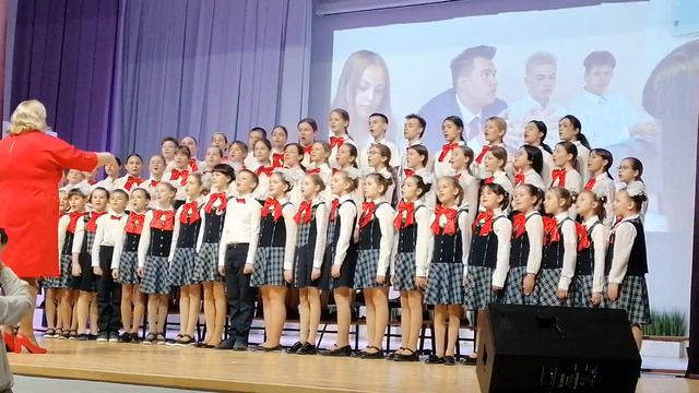 Гимн МБОУ "СОШ №103" г. Воронеж. Муз. руководитель Парфёнова Арина Сергеевна смотреть онлайн