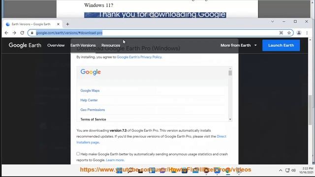 Fix Error Code 0x80070057 when installing Google Earth in Windows 11/10/8/7 смотреть онлайн