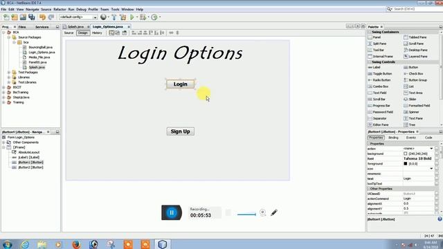 How to SetUp Java Project Login and SignUp Page and Automatic Shifting || StepUp Java || 2K18 смотреть онлайн