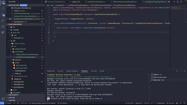Add Azure AD single sign-on to your Microsoft Teams bots using Teams Toolkit for Visual Studio Code смотреть онлайн
