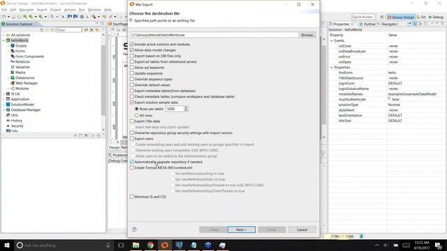 Servoy tech webinar series 12: The art of WAR deployment смотреть онлайн