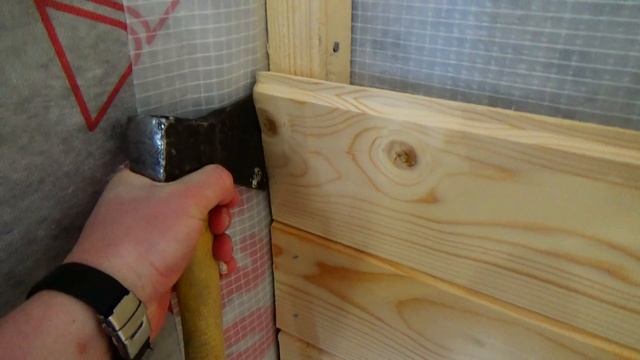 Имитация бруса внутри дома. Дом в Аннино. День 5. смотреть онлайн