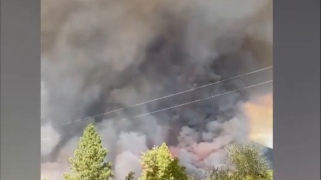 Пожар. Горит лес в Калифорнии. смотреть онлайн