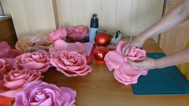 Роза для фотозоны из китайского фома смотреть онлайн