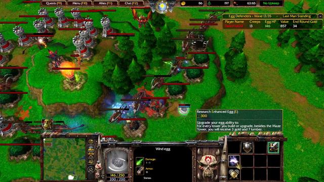 Warcraft 3, Dragon Nest Tower Defense #1 смотреть онлайн