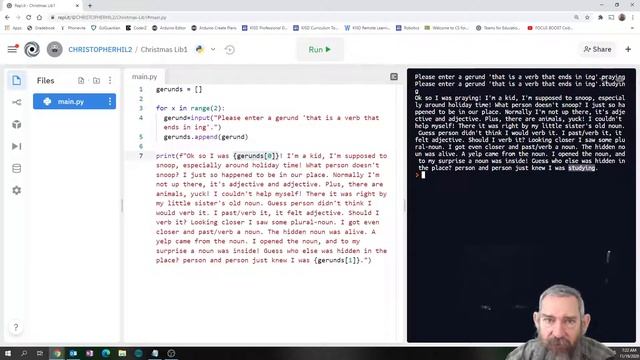 Using Lists to create a Madlib смотреть онлайн