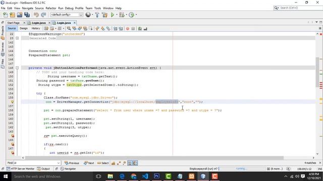 Role based Login Application in Java Mysql смотреть онлайн