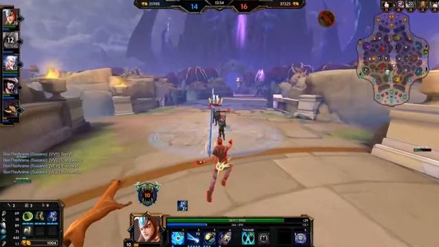 BEING A SUPPORT IS TOUGH WITH A BAD TEAM | Erlang Shen Support - SMITE Ranked Conquest смотреть онлайн