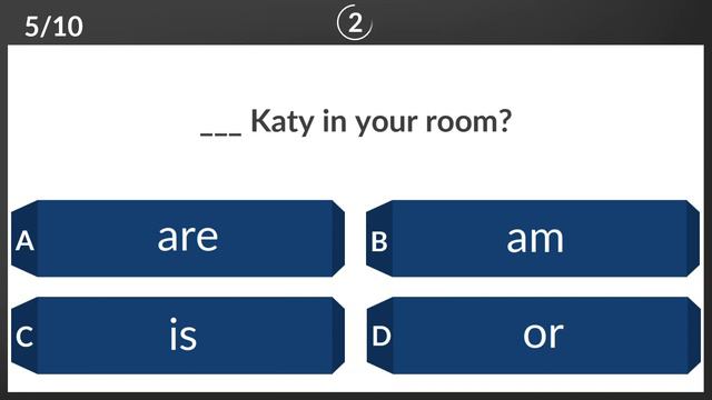 Grammar Quiz | Practice the Present Simple Verb BE (Am, Is, Are) in Question Form # 5 смотреть онлайн