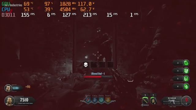 1080p Low COD Black Ops IV Zombies, I5 10600kf, B560, RX 5500XT, 3600Mhz RAM, FPS Average Benchmark смотреть онлайн