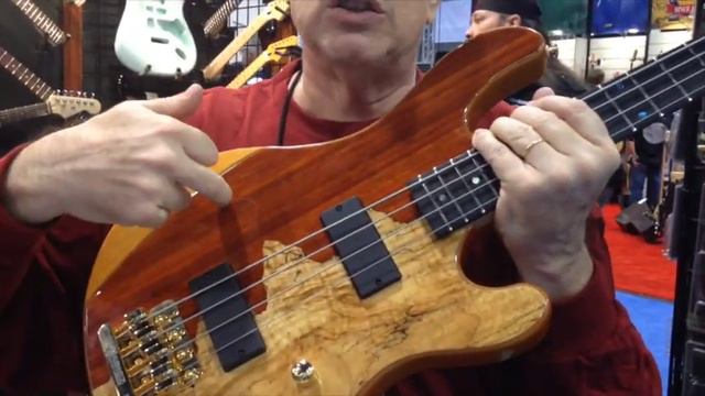 Jeff Berlin's signature "RITHIMIC" bass (featuring Bartolini pickups) смотреть онлайн
