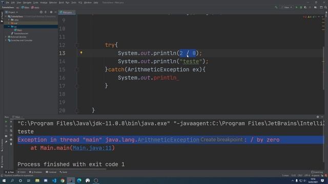 Curso de Java - Try Catch Tratamento de Erros ( Exceptions ) - Aula 17 смотреть онлайн