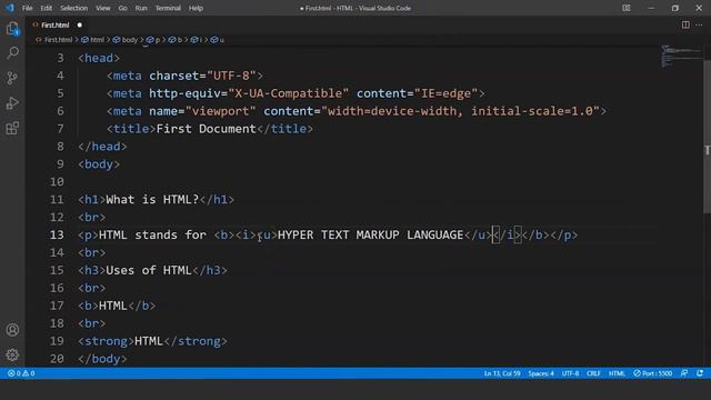 HTML Formatting Tags | Formatting Tags In HTML | HTML Formatting Tutorial | HTML | SimpliCode смотреть онлайн
