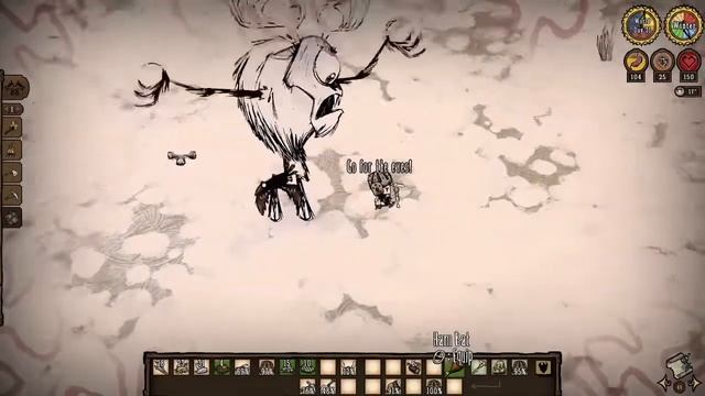 Don't Starve Together - Deerclops Boss Fight смотреть онлайн